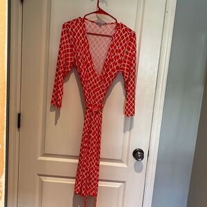 I love, love, love this dress. Beautiful color. Gap wrap dress size medium